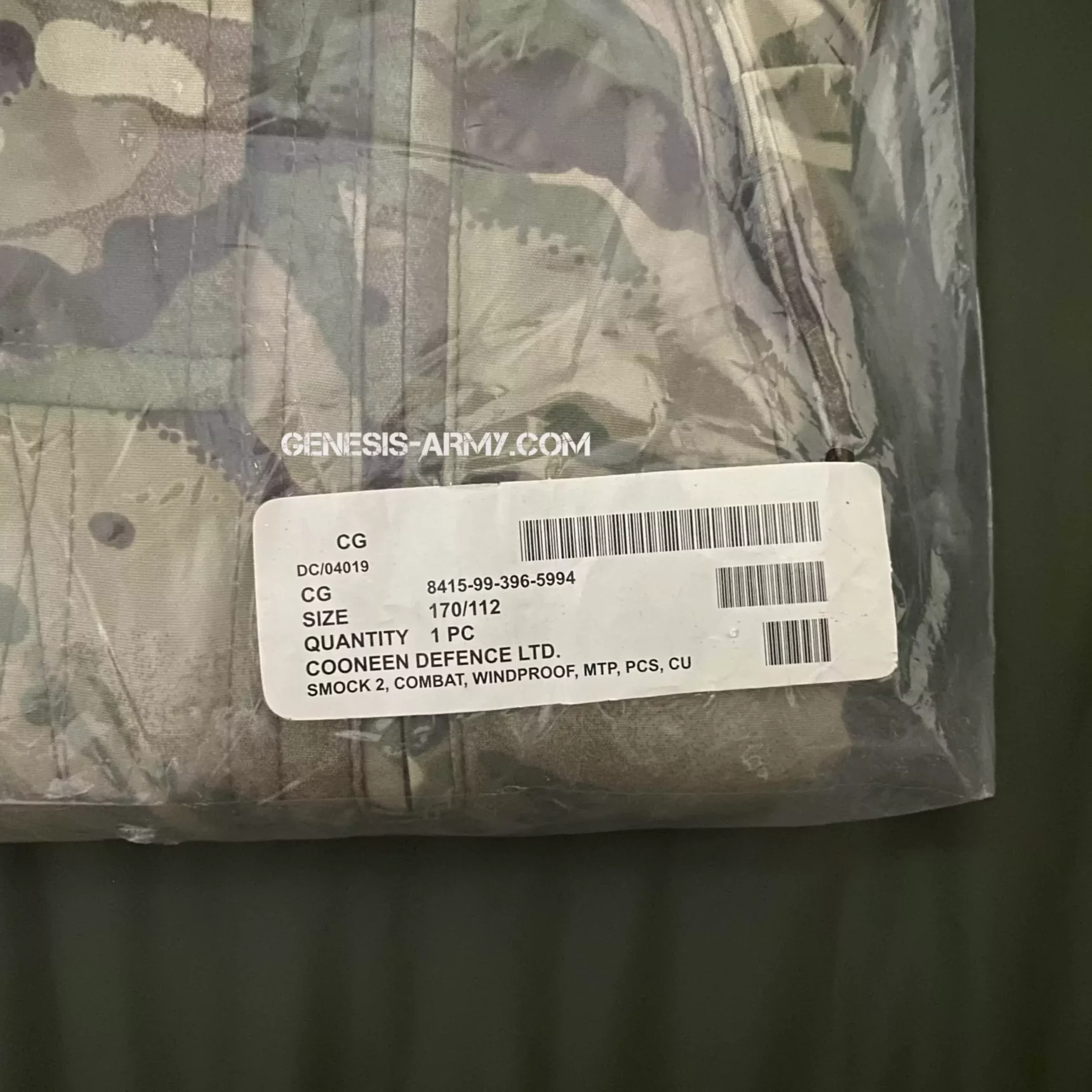 Парка британської армії британка Windproof Smock MTP Multicam