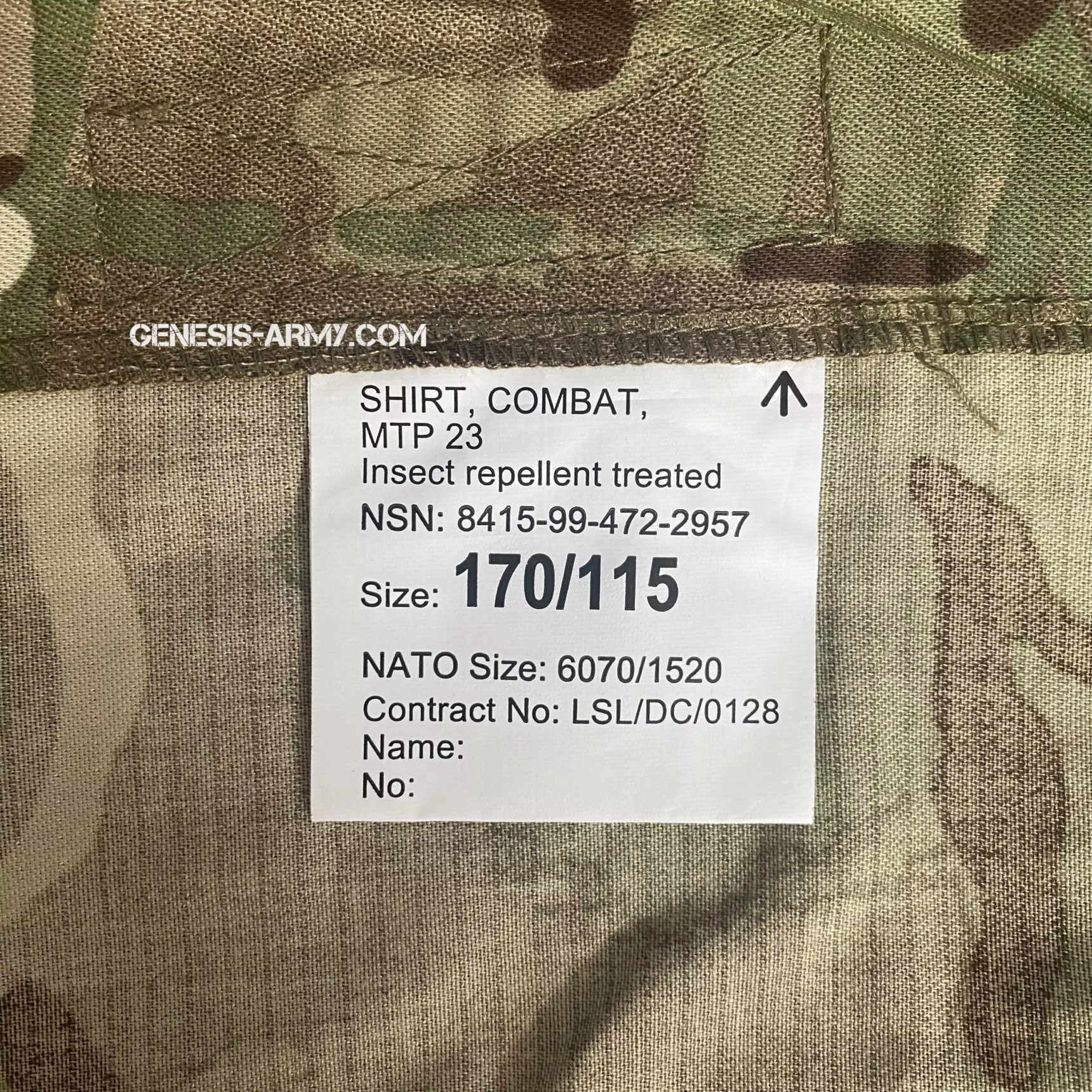 Кітель британської армії Combat Shirt 23 MTP
