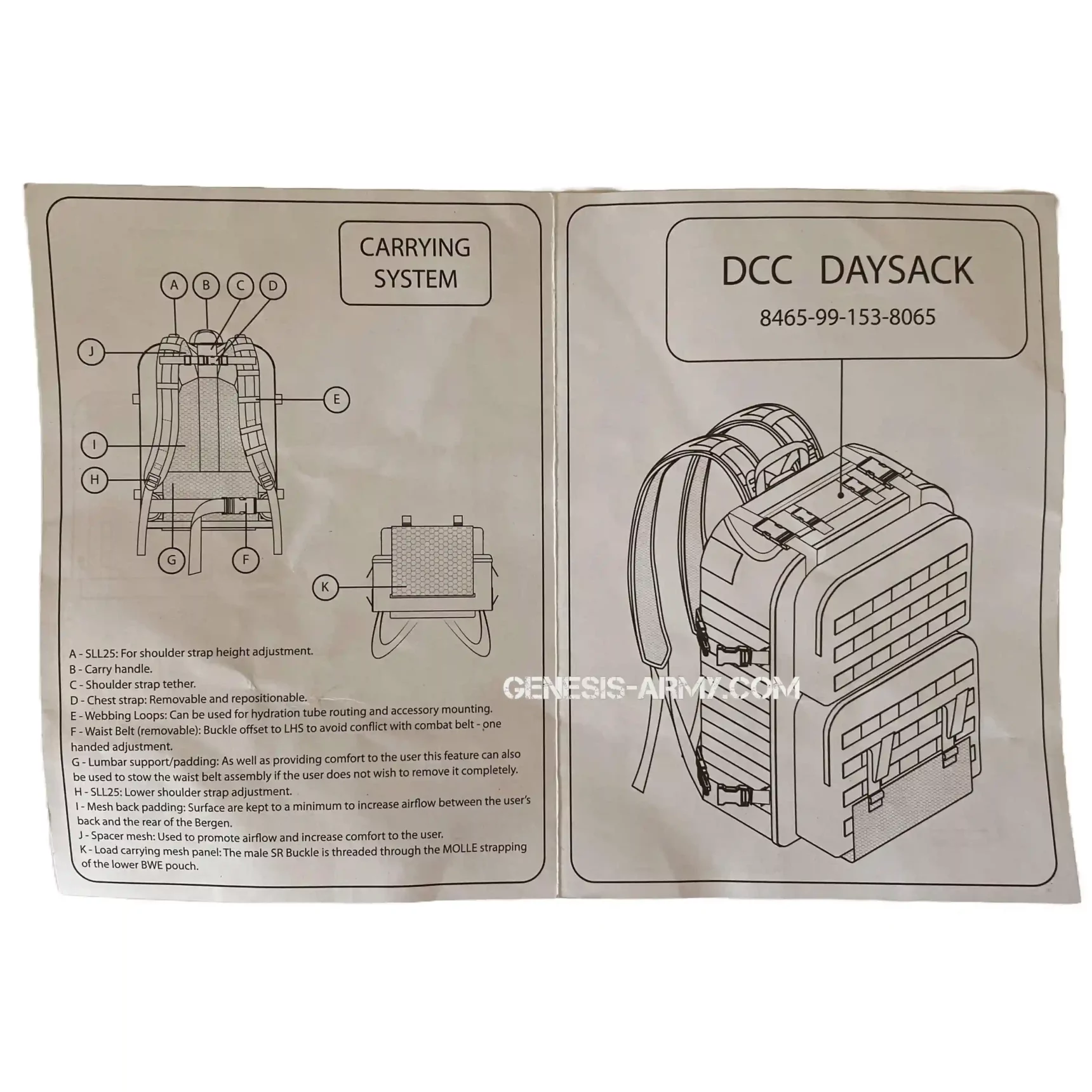 Тактичний рюкзак DCC Daysack MTP